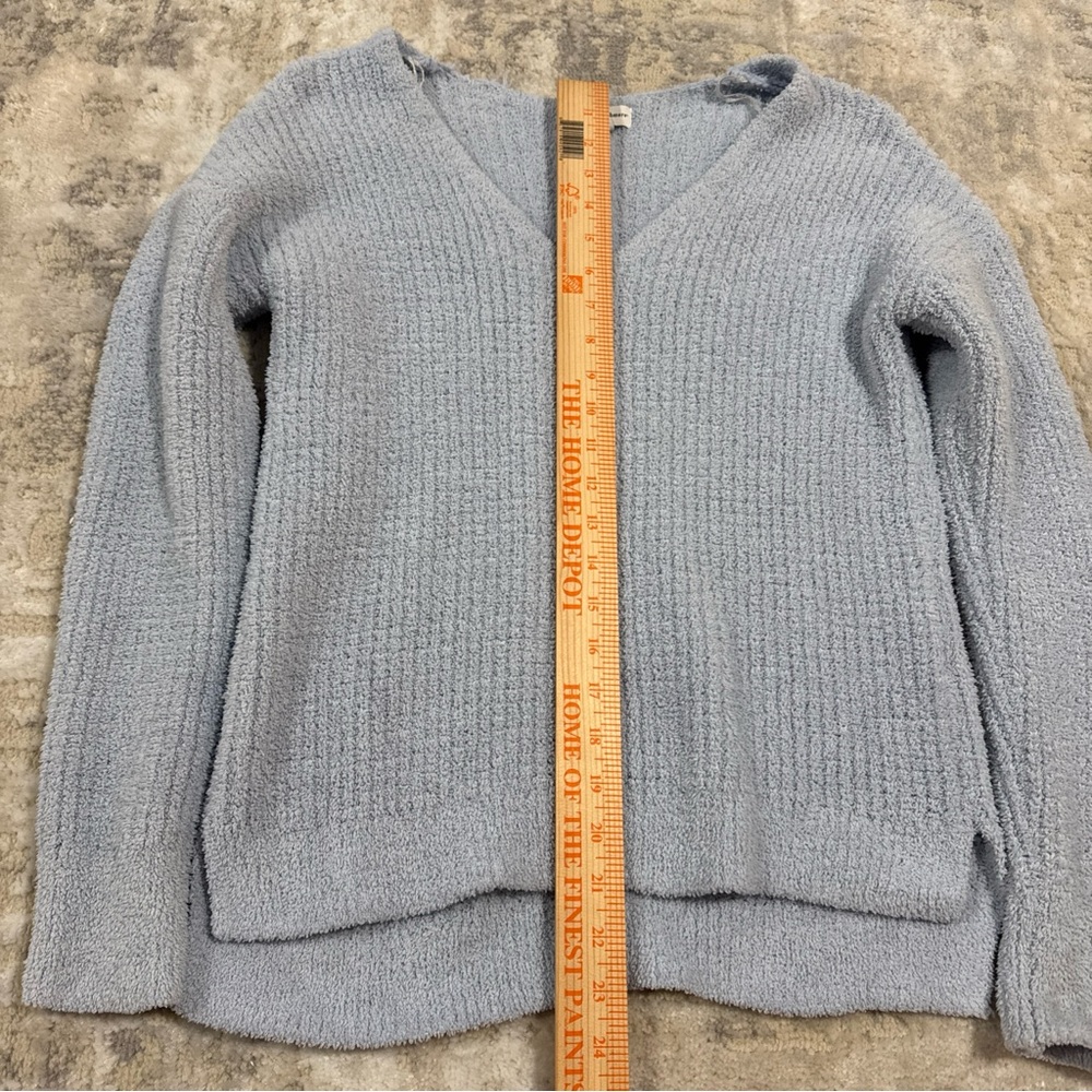 Cupcakes & Cashmere Cottagecore Sweater Boho Vneck Oversized Minimalist Cozy Sm - Picture 3 of 6